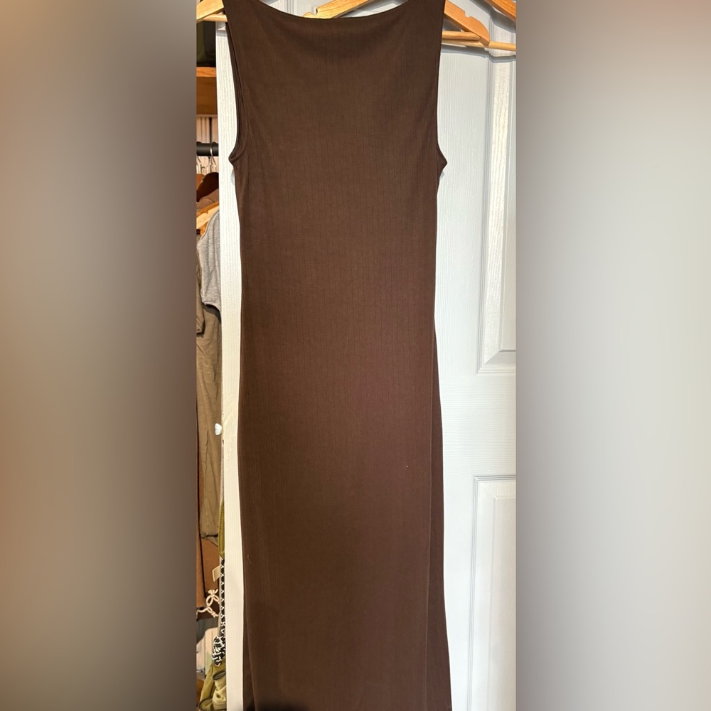 Boatneck Midi Dress